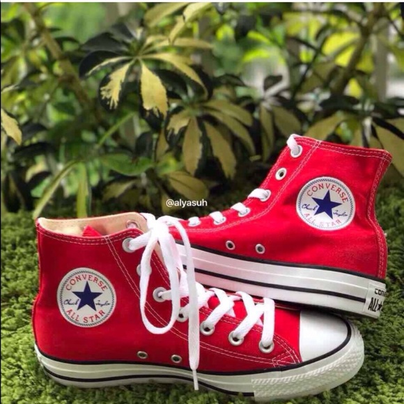 NWT Converse AdFabric AllStar Red HT M AUTHENTIC - Picture 3 of 8